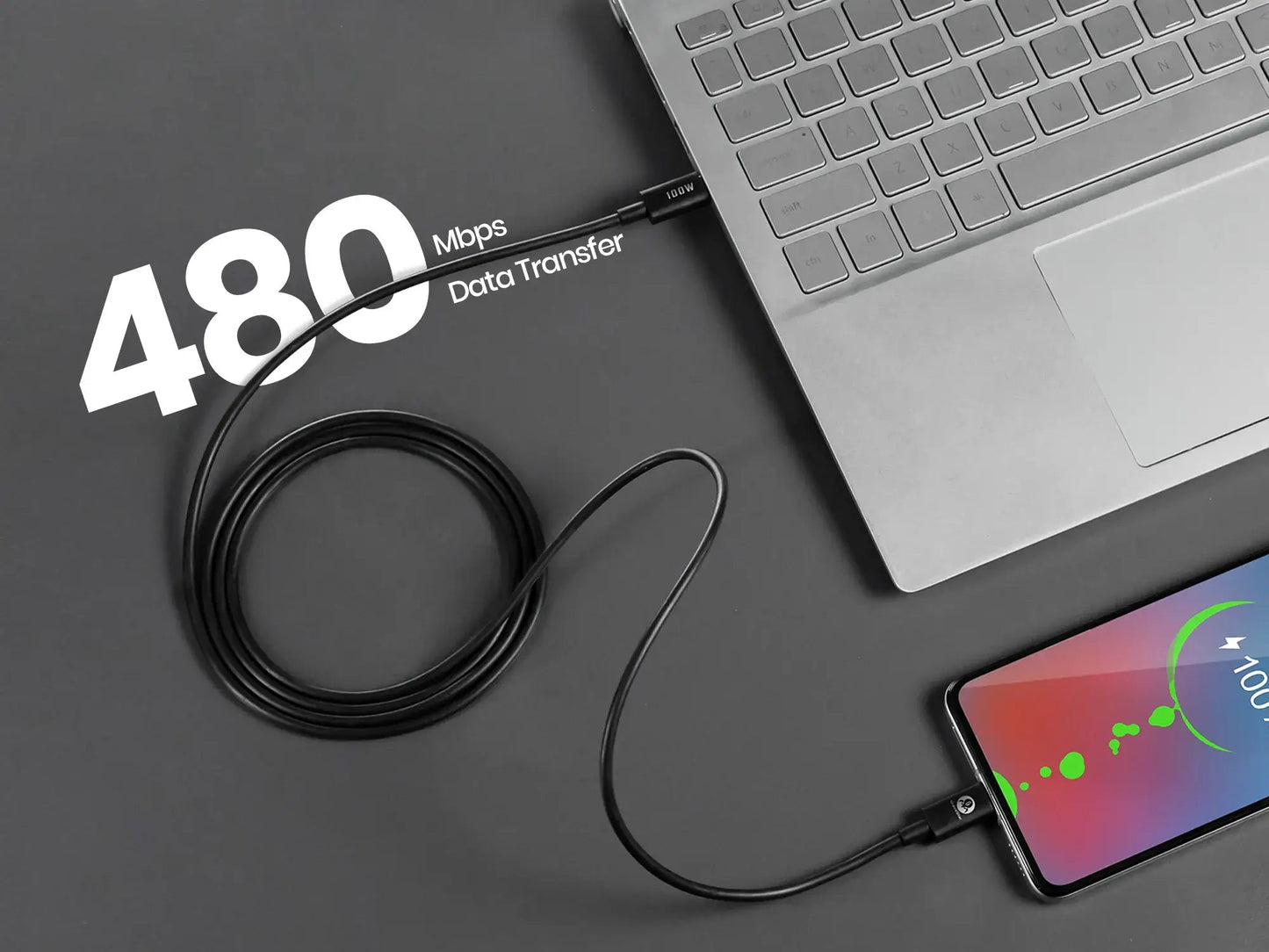 USB-C 100W 光速充電傳輸線 | 1.5M