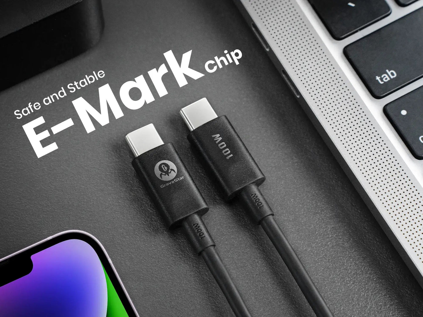 USB-C 100W 光速充電傳輸線 | 1.5M