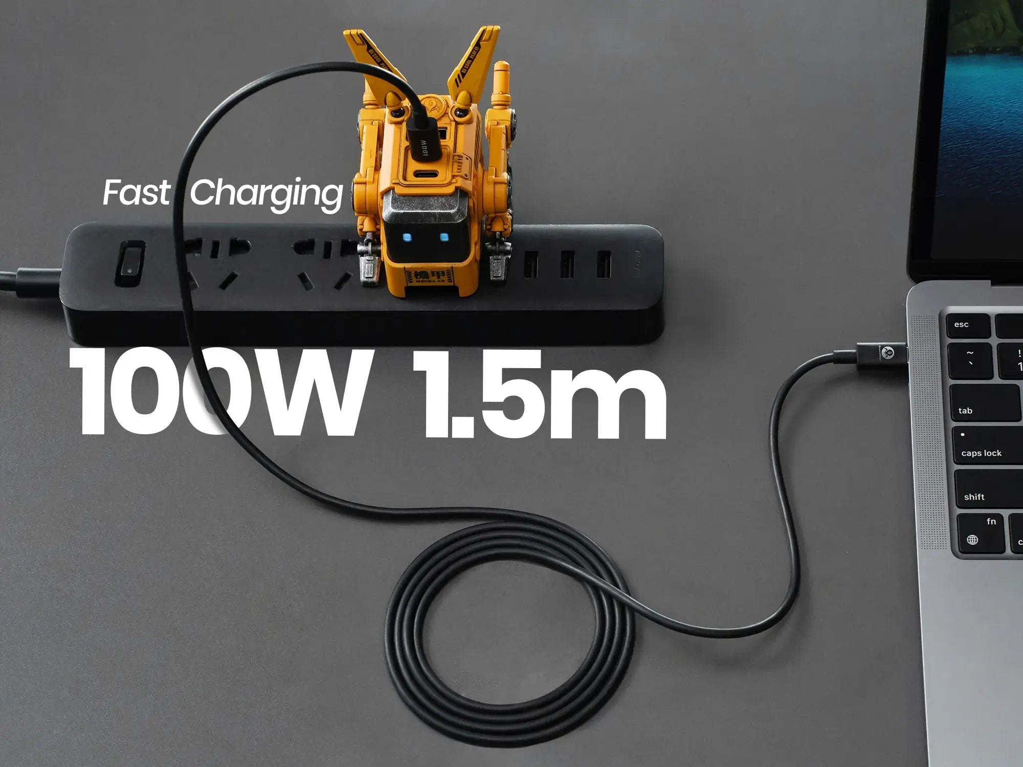 USB-C 100W 光速充電傳輸線 | 1.5M